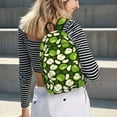 thumbnail image 5 of Saiise Sac à Dos pour Ordinateur Portable Imprimé Fruit Vert - Bretelles Réglables, Résistant à l'Eau, Grande Capacité, Design Élégant, Unisexe pour École, Bureau, Voyage-Petit, 5 of 5
