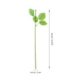 thumbnail image 2 of BESTYASH 30Ud Rose Stem with Leaves for Floral Arrangement Green Plastic Flower Stems Flexible for Crafts, 2 of 6