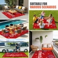 thumbnail image 4 of USA Independence Day Outdoor Rug for Patio/Deck/Porch, Non-Slip Large Area Rug 5 x 7 Ft, Red Fireworks Stars Indoor Outdoor Rugs Washable Area Rugs, Reversible Camping Rug Carpet Runner, 4 of 8