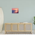 thumbnail image 3 of Stupell Industries Sunset over Beach Waves Landscape Photography Gray Framed Art Print Wall Art, 20 x 16, 3 of 9