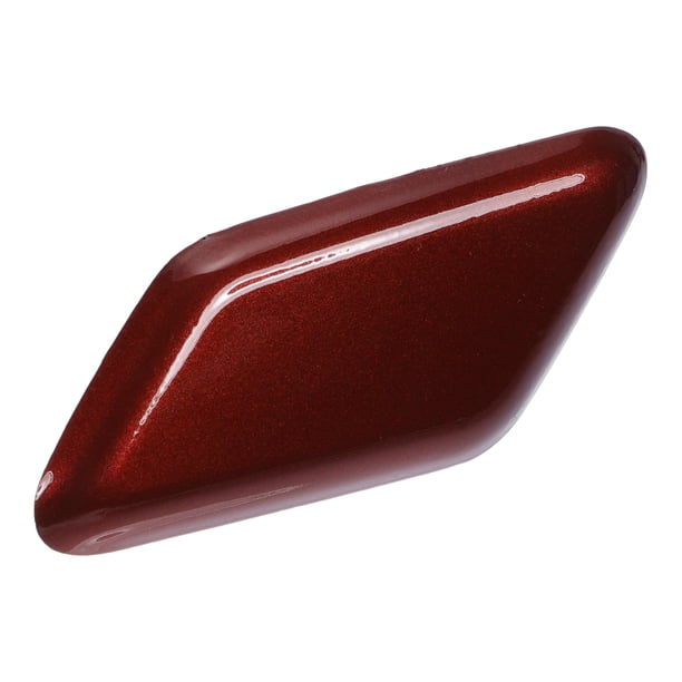 Tapa de boquilla del lavaparabrisas del lado izquierdo del parachoques delantero Unique Bargains para Volvo C30 2010-2011, tapa de recorte del parachoques No.39863927 Rojo oscuro 1 Pcs
