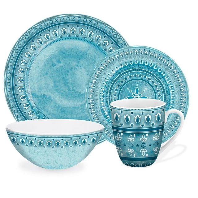 Safdie & Co. Dinnerware Set 16 Piece Set Santa Ana, Set for 4