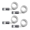 thumbnail image 1 of Boucles de Sangles - Sangles d'Arrimage à Serrage, cAM cargo Utilitaires - 1 Sangle Grand Robuste (72 cAM - Lot de 4, Blanc), 1 of 4