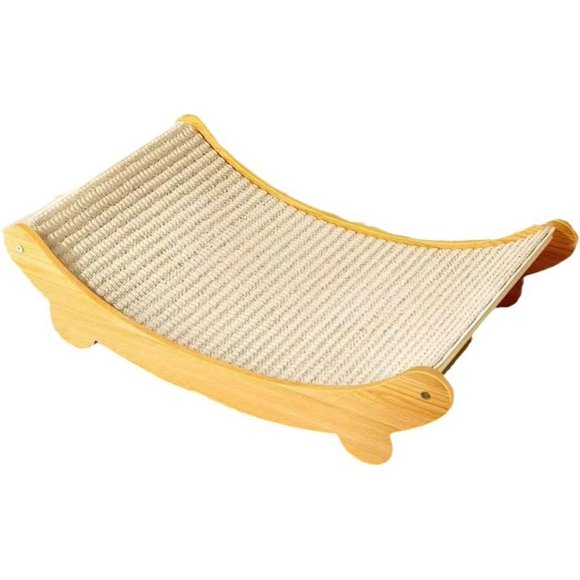 Cats Scratcher Board Toy Wood Board Boredom Cats Indoor Exercising Lounger Toy Cats Wood Sisal Pad