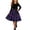 Purple#25, variant on YOIAVAIOY Girls Halloween Printed Dresses Crew Neck Fall Sundress Party Vintage Casual Long Sleeve Dress with Belt Green 7 Years