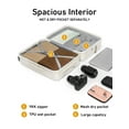 thumbnail image 3 of Front Open Carry On Luggage Laptop Compartment 100%PC TSA Lock Spinner Wheels 20" Lightweight Hardside Suitcase, 3 of 8