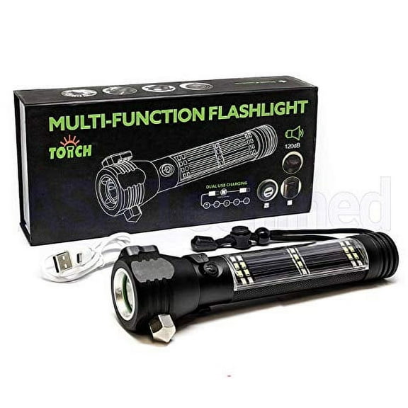 ASA Techmed Solar Powered LED 200 Lumens Flashlight