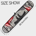 thumbnail image 3 of Yayeee Double Oven Mitt Kitchen Heat Resistant Baking 35" x7" Quilted Glove, Black Illusionary Boat, 3 of 6