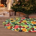 thumbnail image 6 of Sikiie Berries And Citrus 30-48 inches {designName} Print Christmas Tree Skirt Snowman Xmas Tree Skirt with Edge Christmas Decorations for Holiday Party-48", 6 of 7