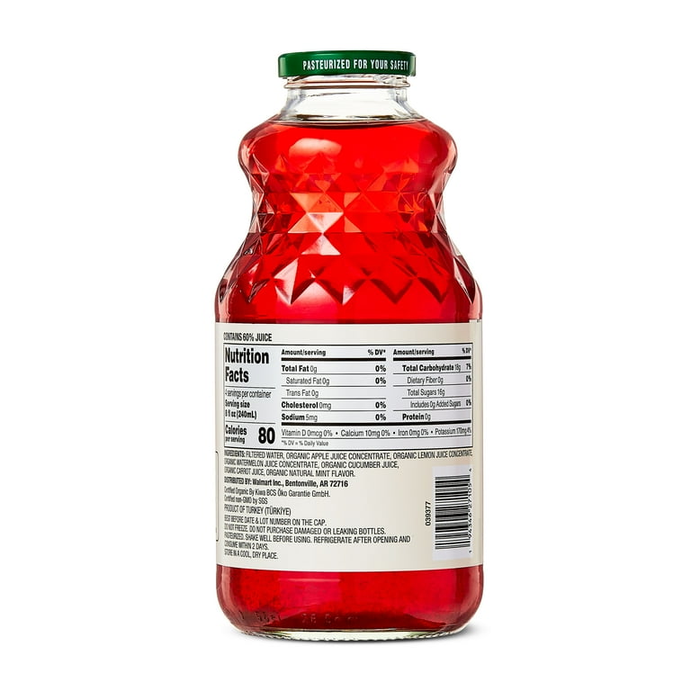 Bettergoods Organic Watermelon Mint Lemonade, 32 fl oz
