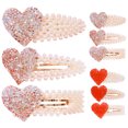 thumbnail image 2 of 3PCS Pince à Cheveux Mode Paillettes Strass Faux Perle Cheveux Épingle Snap Cheveux Clip, 2 of 10