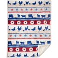 Rustic Cabin Plush Throws 54" x 68" (Farm)