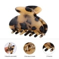 thumbnail image 3 of Minkissy Barrettes pour Cheveux en Acétate Léopard Carrées Tenue pour Cheveux pour Femmes 1 Paquet, 3 of 8
