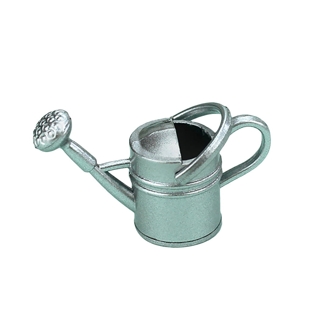 Dollhouse Watering Can 1:12 Model Miniature Accessory Decor Watering Pot Green