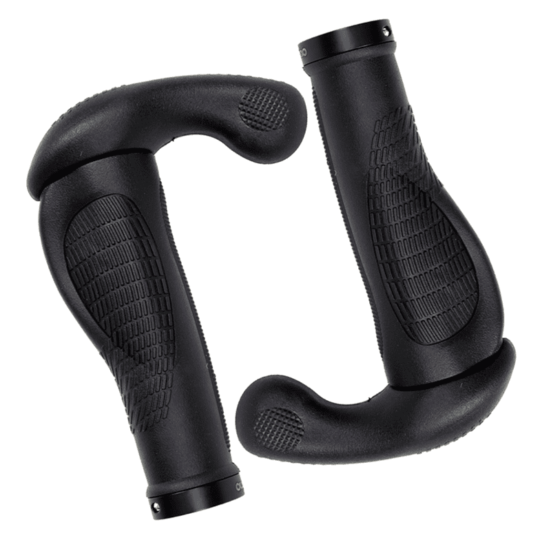 Origin8 Ergo Torq Locking Handlebar Grips-Black-138mm-New