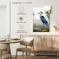thumbnail image 5 of Elephant Stock Blue Heron Wall Art - Vertical Canvas Wall Art - Lobby Wall Decor - Animal Canvas - White And Brown Decor By Aimee Wilson - 32" x 48", 5 of 8