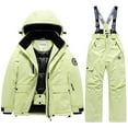 thumbnail image 3 of Riecok Infant Snowsuit for Boys Girls Waterproof Jackets and Snow Bib Pants Winter Outdoor Snowboarding Ski Suits, 3 of 5