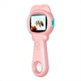 thumbnail image 1 of 200W Mini Kids Optical Microscope with Photo and Video Function 500X Observe the Microscopic World Science Children Tool,1 * Children's Camera Microscope 1 * Charging Cable,Pink, 1 of 8