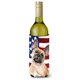 thumbnail image 1 of ""Caroline'S Treasures Abrazadera De Botella Decorativa Patriótica De Bulldog Francés Fawn, 750 Ml, Multicolor"", 1 of 1