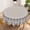 Grey, variant on ASPILLOW Round Tablecloth 60 inch Watercolor Hummingbird Floral Lace Border Waterproof Polyester Table Cover for Patio Garden Decor