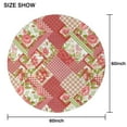thumbnail image 6 of Pioneer Flower Round Tablecloth 60" X 60",Wrinkle Wipeable Table Cloth for Kitchen Dining Room Picnic Patio Party, 6 of 6