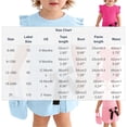 thumbnail image 3 of WRKEKC Girls 2 piece Outfits Short Sleeve Ribbed Top and Bow Skirt Pants with Bag 3 Piece for 6 Months-3 Years, 3 of 9