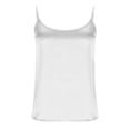 thumbnail image 3 of Womens Summer Tops Camisole Silky Basic Tank Tops Casual Satin Top Loose Spaghetti Strap Sleeveless Blouses, 3 of 5