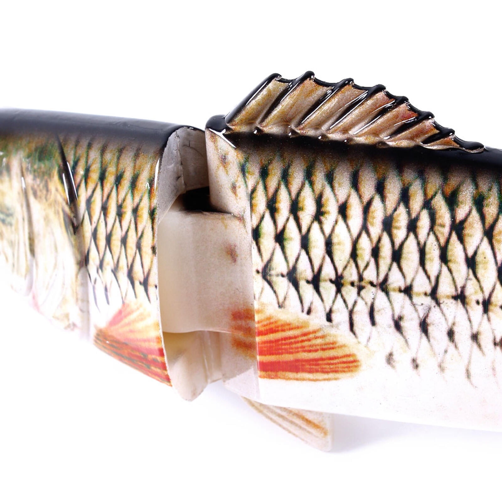 HENGJIA Fishing Lures, 5pcs Large Multi Jointed Fish Fishing Kits Slow Sinking Lifelike Swimbait Freshwater and Saltwater for Trout Bass Lures, 9.45"/4.94oz