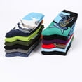 thumbnail image 3 of Calcetines de pintura al óleo de verano para hombre, creativos, estilo europeo y americano, calcetines de marea para adultos, calcetines de tubo de viento para hombre, calcetines de algodón para mujer, 3 of 6