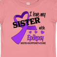 thumbnail image 4 of Inktastic I Love my Sister with Epilepsy Hope, Support, Cure Boys or Girls Baby T-Shirt, 4 of 5