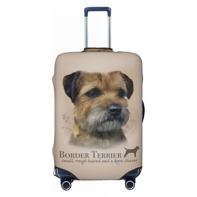 Custom Boxer Luggage Cover Elastic Pet Animal Dog Travel Suitcase Protective Covers Suit For 18-32 inch
