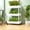 31#WHITE, variant on Rolling Plant Stand 3 4 Tier Storage Cart, Space Saving Narrow Design With Wheels Easy Assembly Stable Shelving Rack, Indoor Outdoor Organizer for Balcony Living Room Kitchen Plant Display