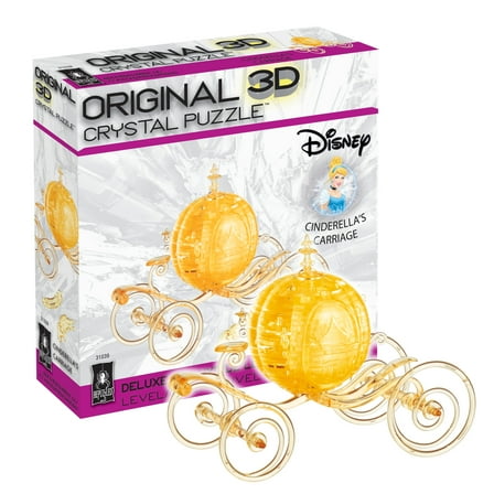 Cinderella's Carriage Original 3D Crystal Puzzle by BePuzzled, Ages 12 