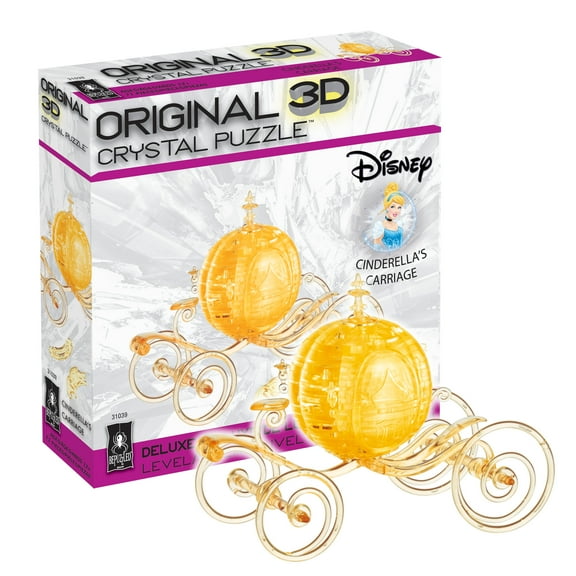 Cinderella's Carriage Original 3D Crystal Puzzle by BePuzzled, Ages 12 