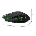 thumbnail image 4 of Mouse Gamer Inalámbrico Basher BASH-3006 6 botones 3200 DPI´s con Luz LED, 4 of 6