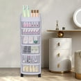 thumbnail image 4 of Miumaeov Plastic Drawers 6-Drawer Plastic Rolling Storage Cart With Wheels Clear Drawer for Home Organization Storage, 4 of 15