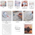 thumbnail image 3 of Paint by Numbers Kit for Adults, Taj Mahal Sunrise Reflection Paint by Numbers, Easy Paint by Numbers Kit for Adults Beginner, DIY Adult Paint by Number Kits on Canvas, Home Decor, 3 of 7
