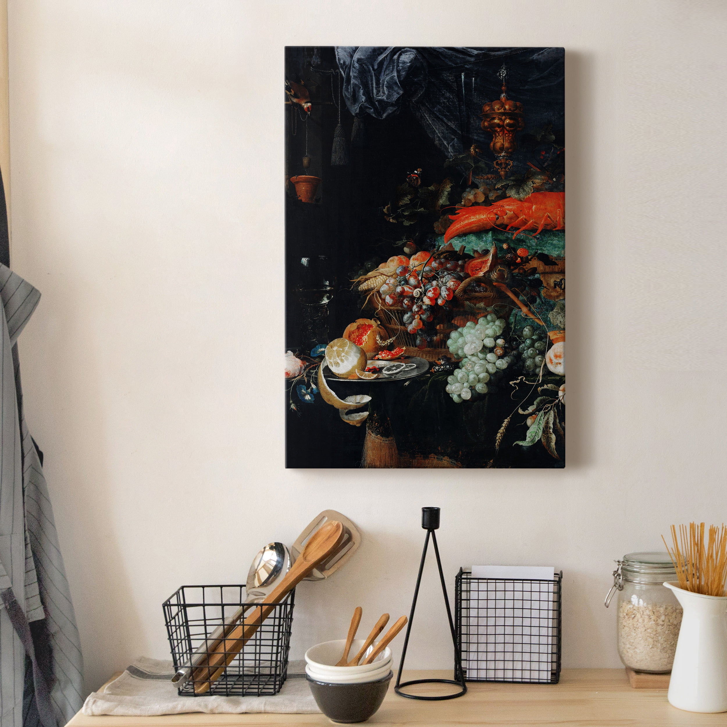 Fruits and Lobster Premium Gallery Wrapped Canvas - Ready to Hang - 18 x 27
