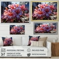 thumbnail image 4 of Designart "Urban Oasis In Graffiti Rhododendron I" Rhododendron Floater Framed Wall Decor, 4 of 5
