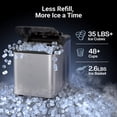 thumbnail image 4 of Máquina de Hielo Nugget Typhur Rápida de Sobremesa Acero Inoxidable 16 kg/24h, 4 of 8