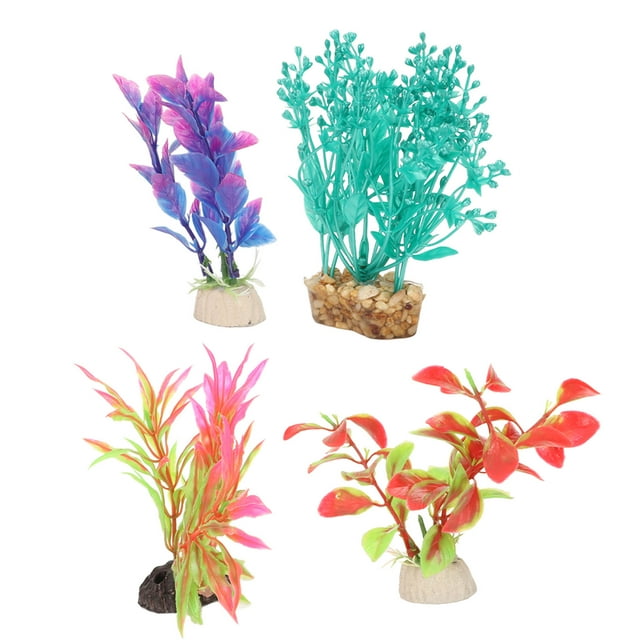 Aquarium Plant Set,Aquarium Artificial Plants Set Fish Tank Plants Set Fish Tank Artificial Plants Set Achieve More