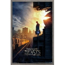 Fantastic Beasts And Where To Find Them - One Sheet Wall Poster, 14.725" x 22.375", Framed