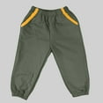 thumbnail image 2 of CYRBOKO Toddler Girls Sweatpants, Elastic Waist Loose Cotton Fall Joggers with Pockets Army Green Size 3-4 T, 2 of 4