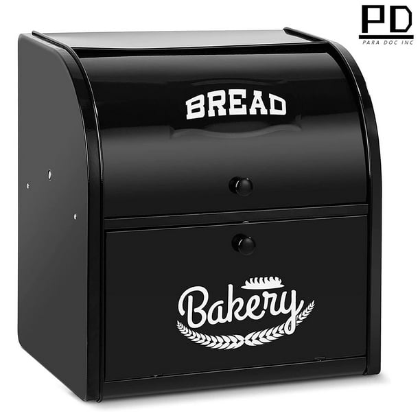 2 Layer Metal Bread Boxes