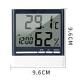 thumbnail image 4 of Indoor Electronic Temperature Humidity Meter Digital Thermometer with Calendar and Alarm Clock without Battery, 4 of 5