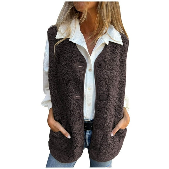 Fall Outfits for Women 2025 Womens Fall Fashion 2025 Fashion Women Warm Jacket Winter Casual Sleeveless Versatile Top