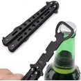 thumbnail image 4 of Beer Bottle Opener Butterfly Bottle Opener Black Metal, Practical Classic Trainer Stainless Steel Tool For Bar, Party, Beer Lovers, Great Birthday Gif, 4 of 5