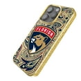 thumbnail image 2 of Keyscaper Gold Florida Panthers Paisley Bling iPhone Case, 2 of 7