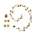 thumbnail image 2 of 10ft Light String Simulation Rattan Plastic LED For Holloween Party Wall Hanging Indoor Decoration Orange Halloween Pumpkin, 2 of 15