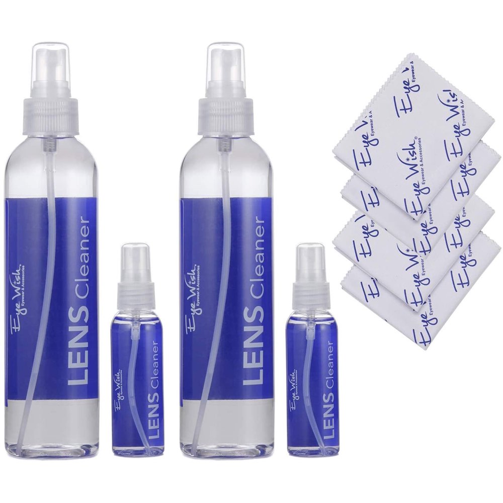 Eyeglass Lens Cleaner Spray Pack of 28oz & 21oz Glasses Cleaning